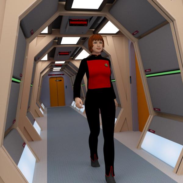 Futuristic Hallways (for DAZ Studio)