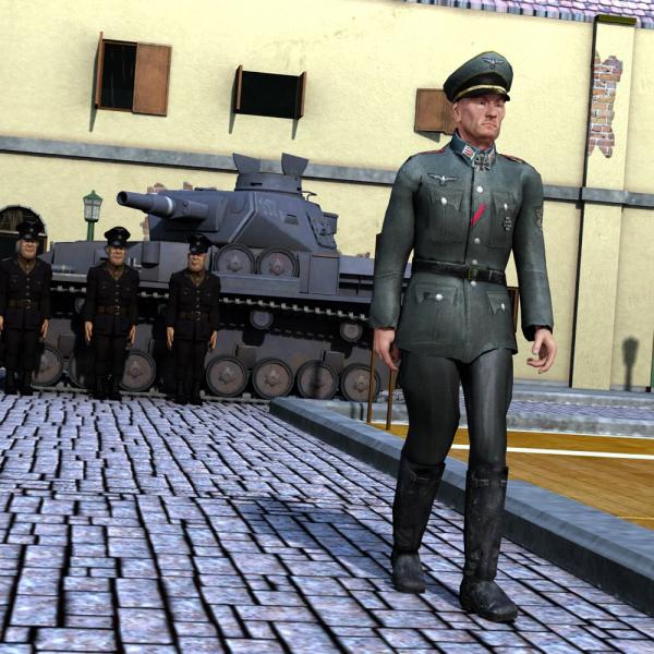 German Officer (M4) (for Poser)