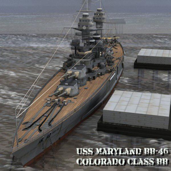 USS Maryland BB-46 (for Poser)