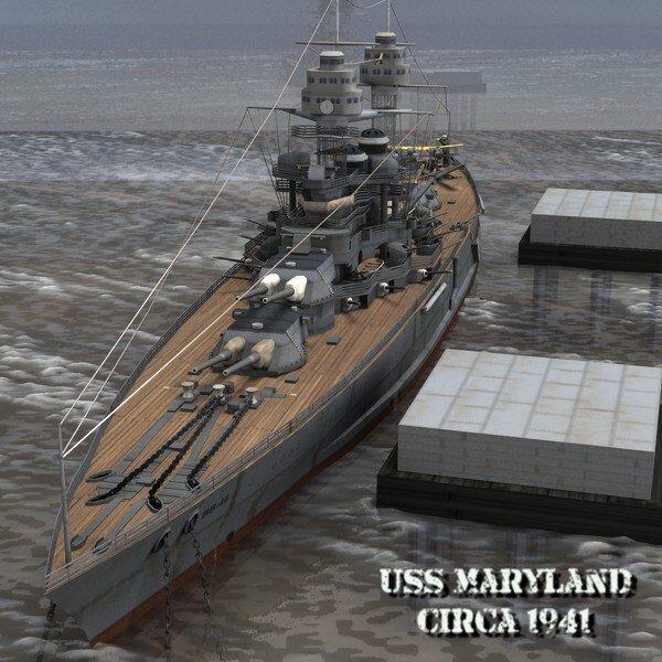 USS Maryland Alternate Textures