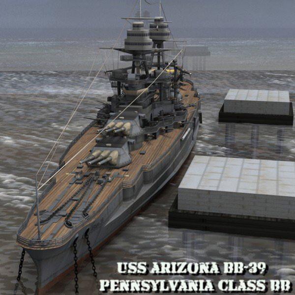 USS Arizona (for Poser)