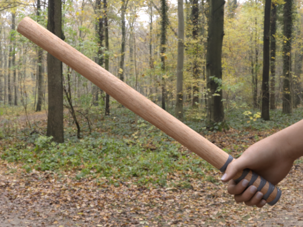 Wooden nightstick