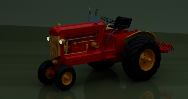 3d Tractor Model