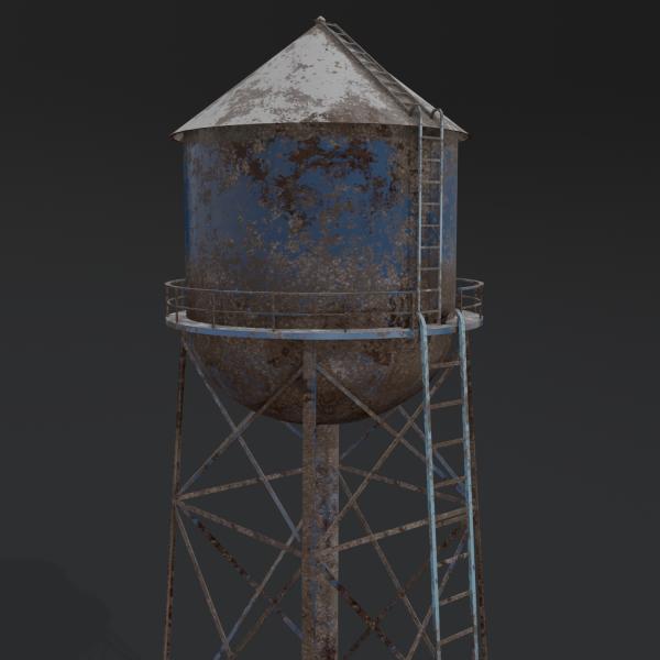 Water Tower Old Abandoned