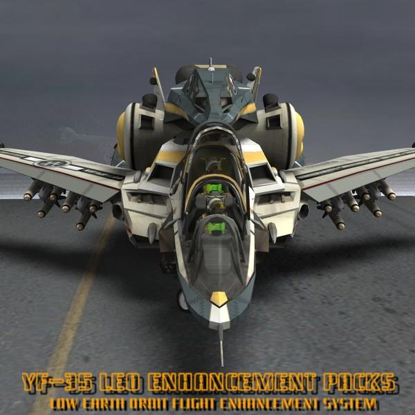 YF-35 Warthog LEO Armor Set (for Poser)