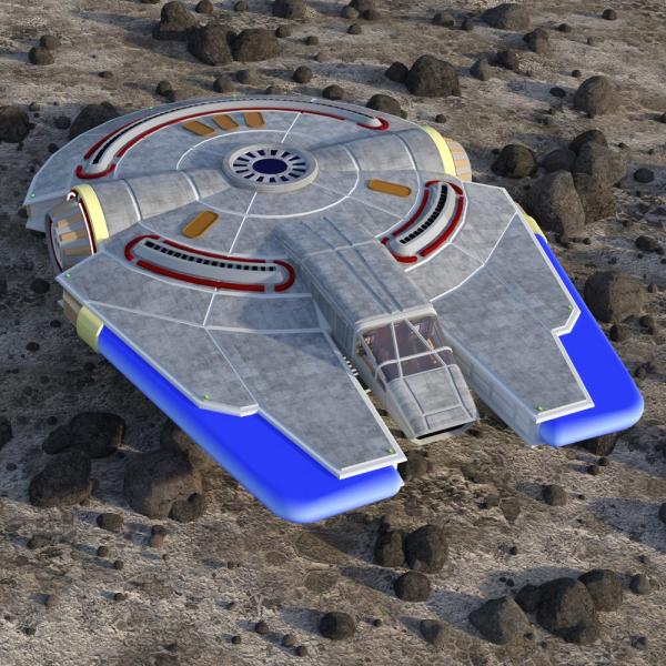 Peregrine Spacecraft (for DAZ Studio)