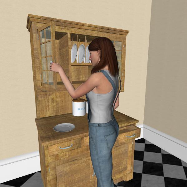 Ligeia&#039;s Country Kitchen Hutch