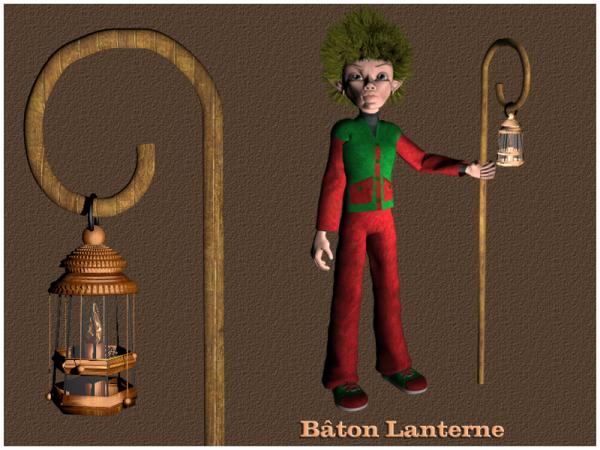 BATON LANTERNE