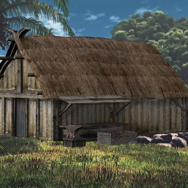 Viking Town: Set 1 (for Poser)