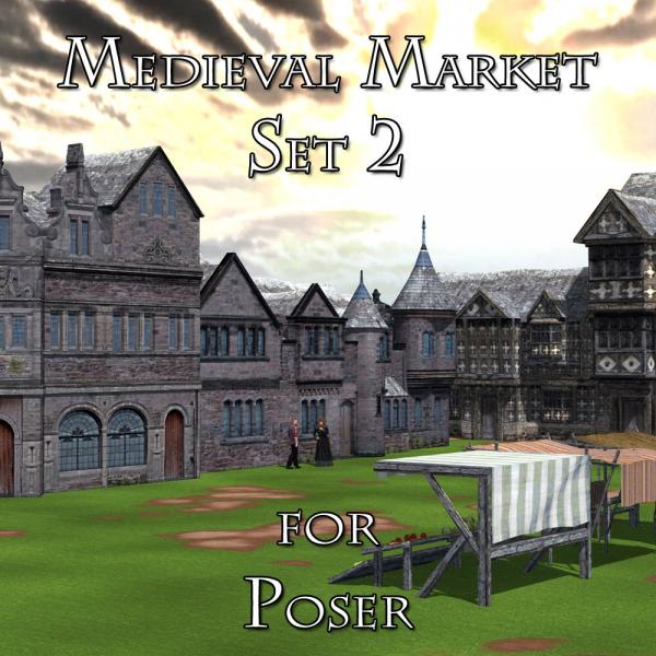 Medieval Market 2 (for Poser)