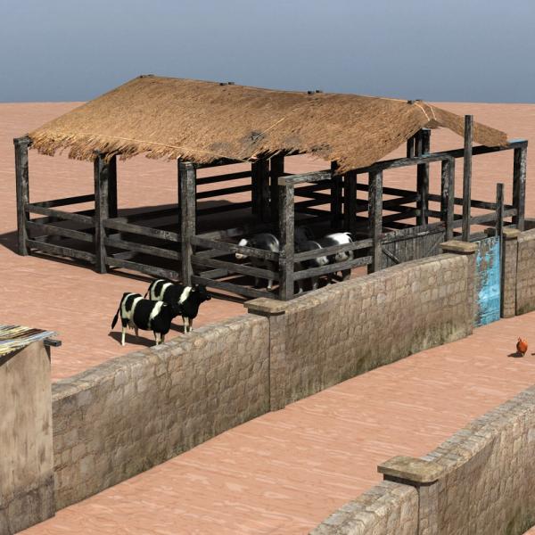 Shanty Town Buildings 2: Farm (for Poser)