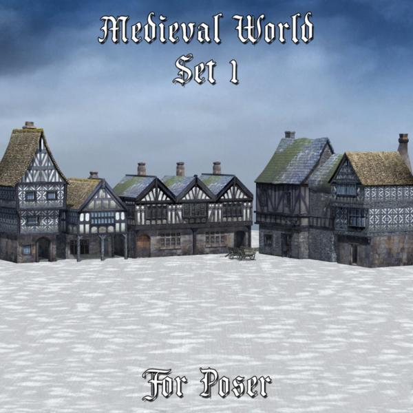 Medieval World Set 1 (for Poser)