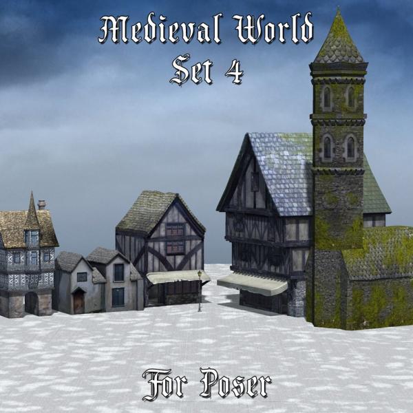 Medieval World Set 4 (for Poser)