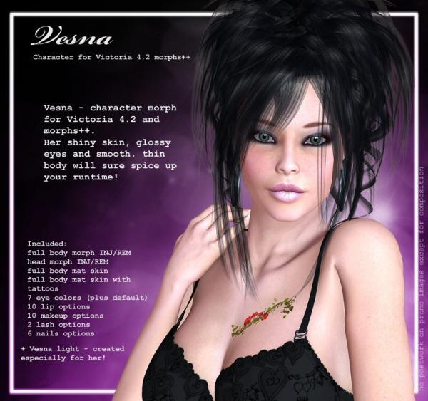 Vesna (V4) (for Poser)