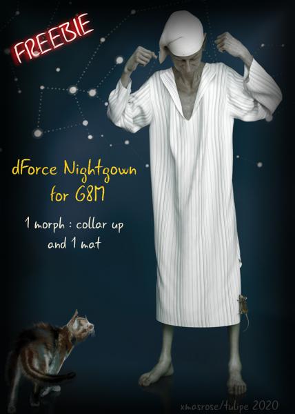 Nightgown and Nightcap for G8M