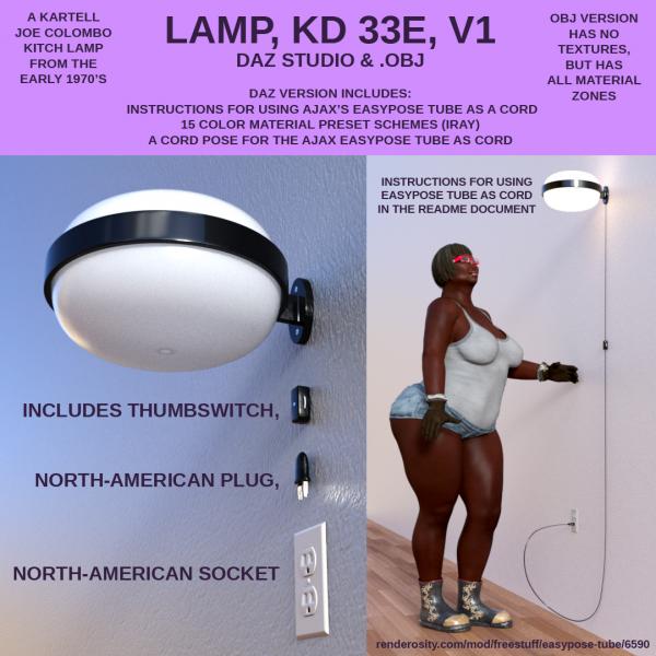 Lamp, KD 33e, V1