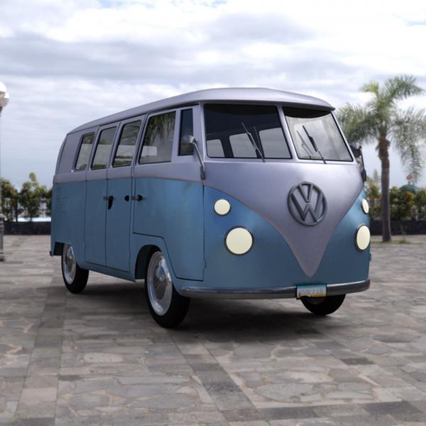 Volkswagen Combi (for DAZ Studio)