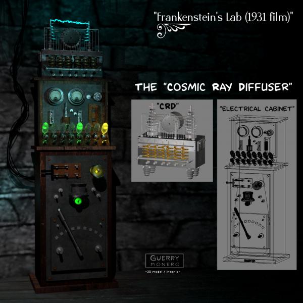 The Cosmic Ray Diffuser - Frankenstein Lab part 2