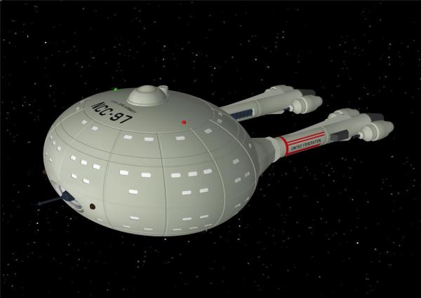 David Metlesits Mann Class starship (OBJ)