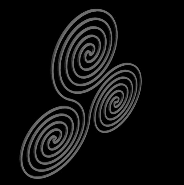 Triple Spiral Symbol