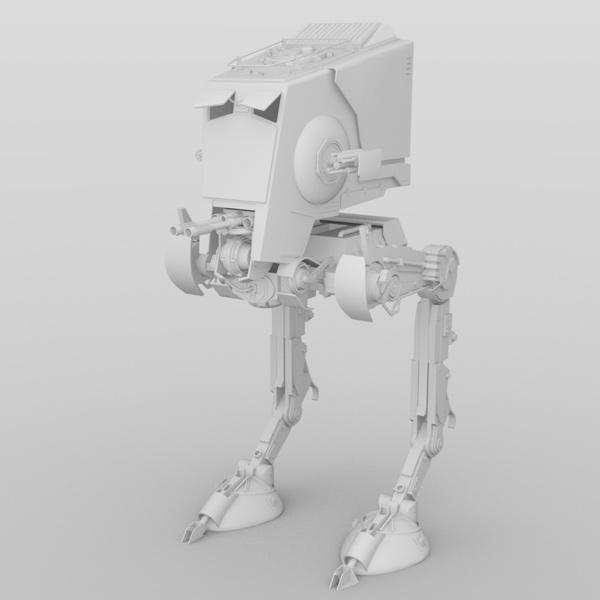 AT-ST (Scout Walker) (for DAZ Studio)