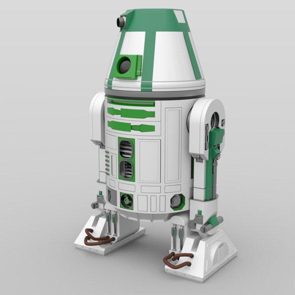 R4 Astromech Droids (for DAZ Studio)