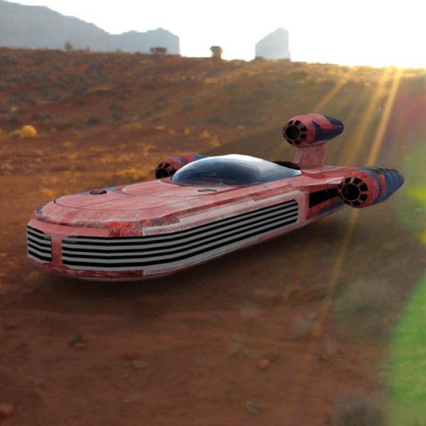 Landspeeder (for DAZ Studio)