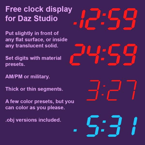 Digital Clock Display, V1