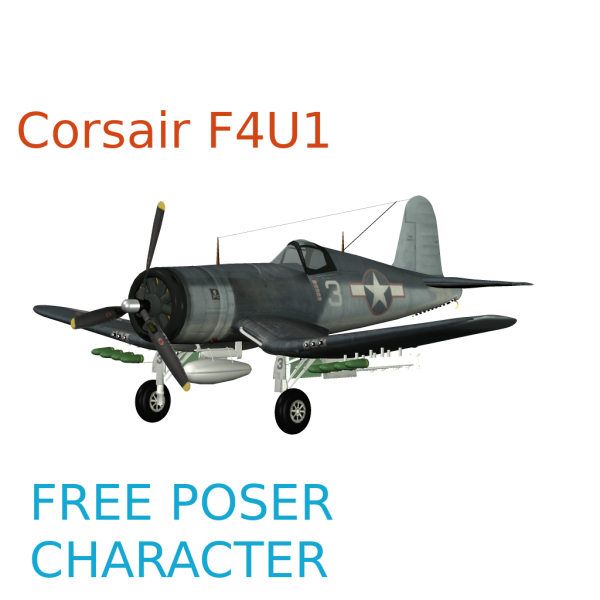 F4U1 Corsair Character v2