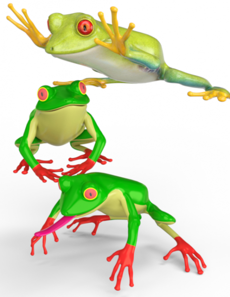 PiSong Tree Frog DAZ Studio Poses