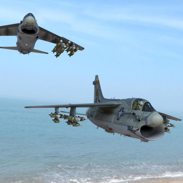 A7D/E Corsair II (for DAZ Studio)