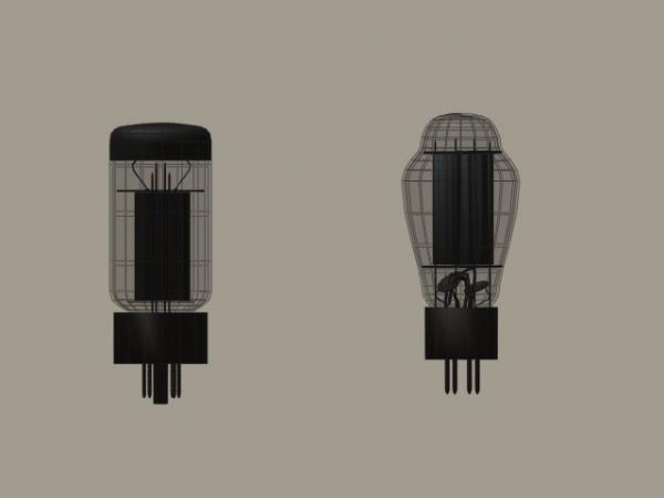 Vacuum Tube Props for Poser