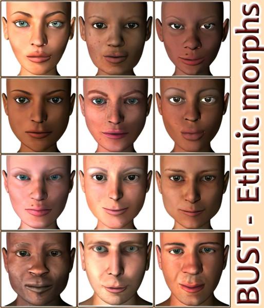 BUST - Ethnic Morphs