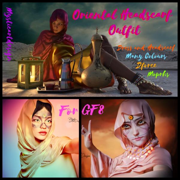 Oriental Headscarf Outfit for GF8