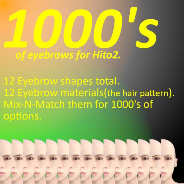 Eyebrows for Hito2