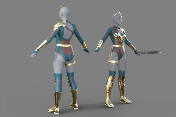 Yara Flor cosplay outfit for Genesis 8/8.1 Female