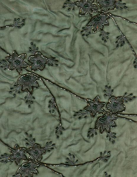 antique beaded fabric