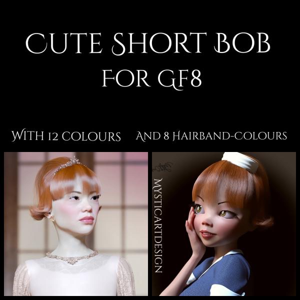 Cute short Bob for GF8