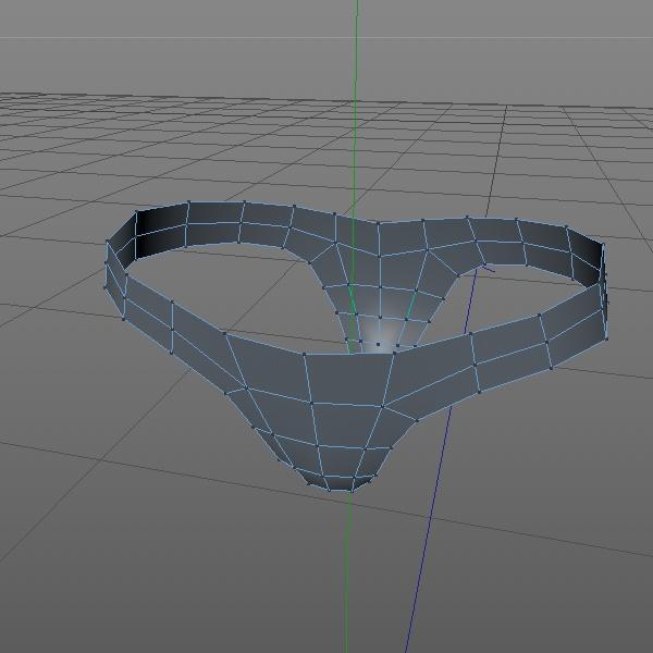 Pant Base FBX format (Modeler resource)