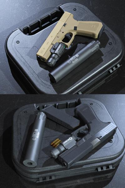 GL-19 Handgun for M4 - Poser - ShareCG