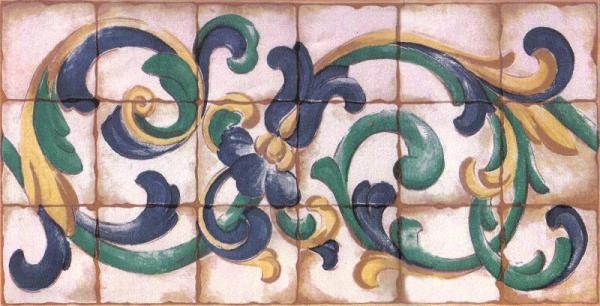 Azulejo pintado