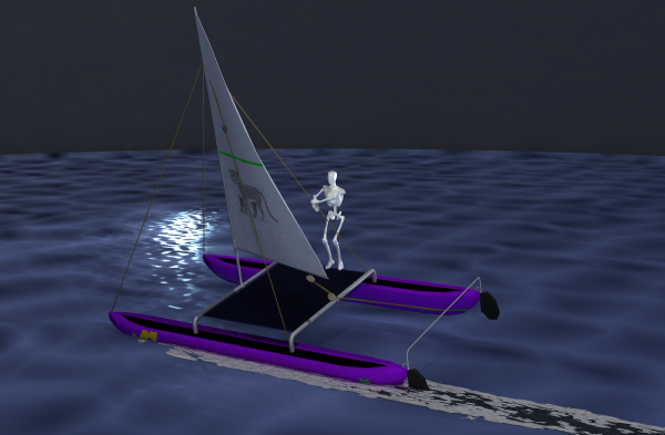 Catamaran prop for Poser