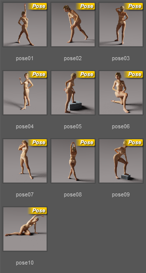 Genesis 2F Pose Set - Jackie Poses