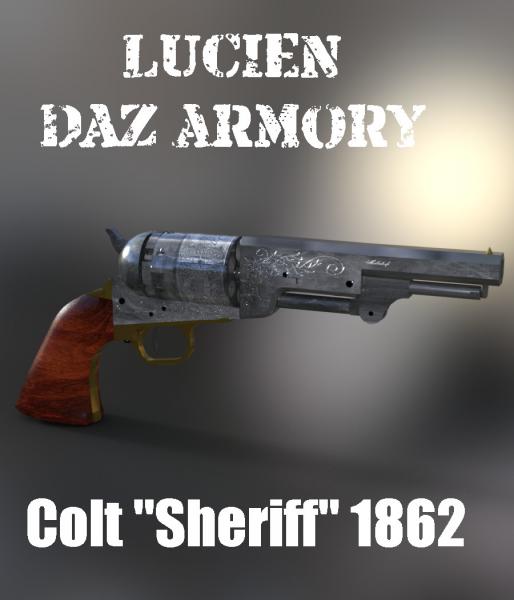 Colt Sheriff 1862 for DAZ studio