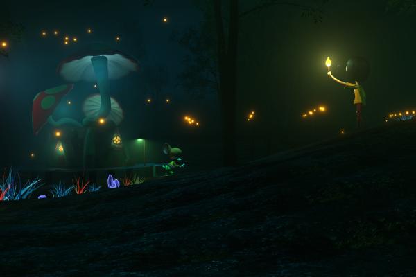 Fantasy Mushroom House in Jungle - 3D Model - ShareCG