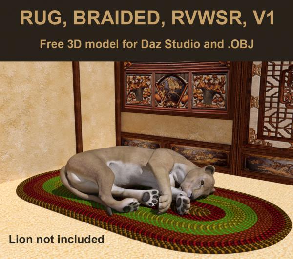 Rug, Braided, Rvwsr, V1