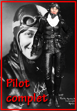 Pilot luftwaff for V3 fixed foot on daz3d