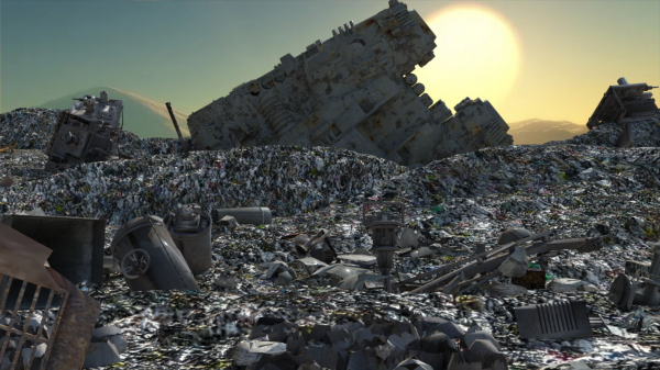 Waste Disposal Landscape for Poser