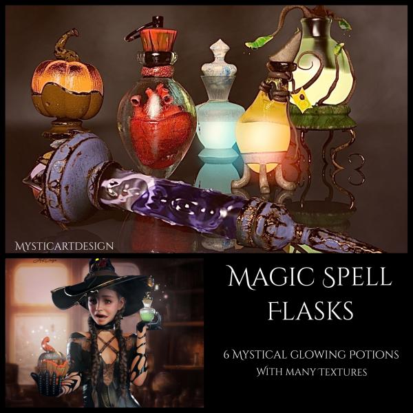 Magic Spell Flasks