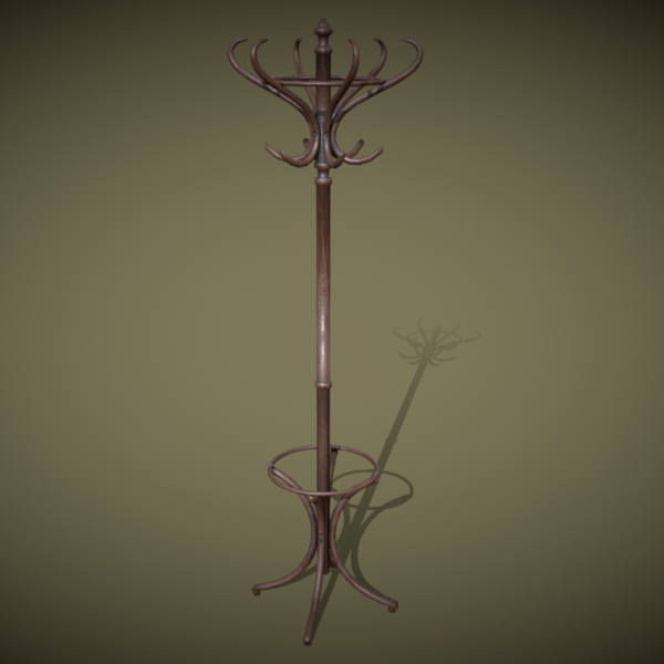 Viennese coat stand